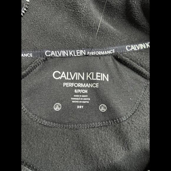 Calvin Klein Performance Black Fuzzy Jacket - Size Small - Picture 6 of 8